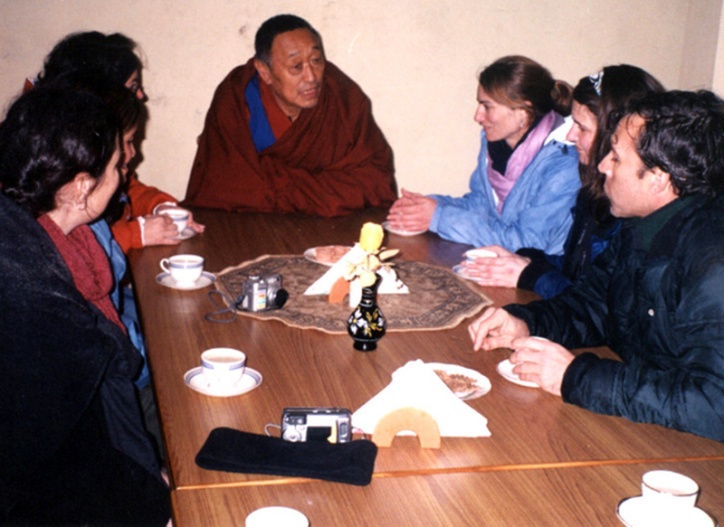 Tea with the Abbot
